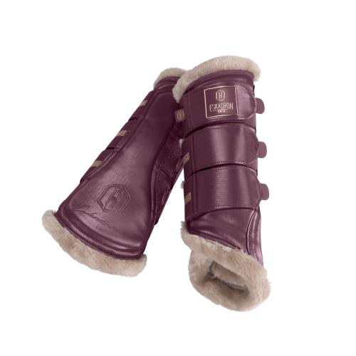 Ochraniacze Glamslate Faux Fur H23 cassis