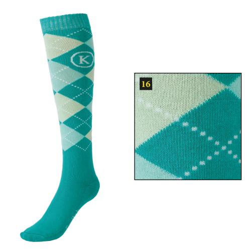 Skarpety jeździeckie KavalSocks mint/opal/lime