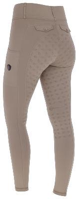 Legginsy dziecięce ocieplane W24 taupe 164/170