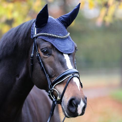 Nauszniki Easy Embroidery z miejscem na haft granat