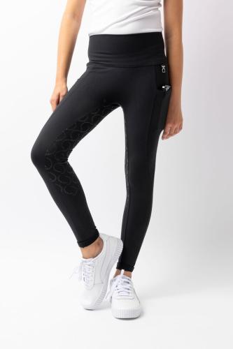 Legginsy dziecięce Gillian Kids Full Seat Compression czarne 