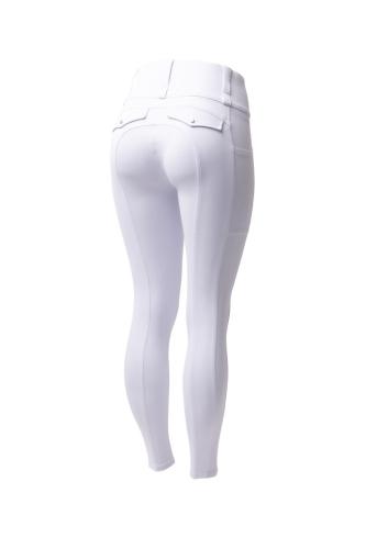 Legginsy damskie Anya Full Grip białe