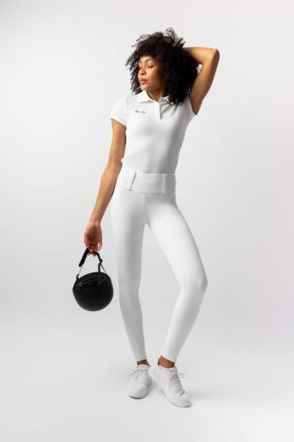 Legginsy damskie Anya Full Grip białe
