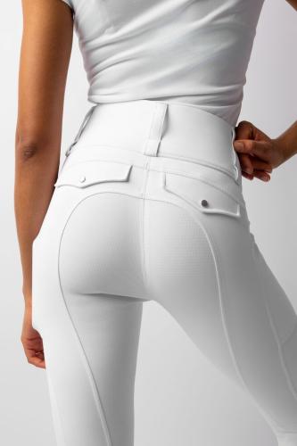 Legginsy damskie Anya Full Grip białe
