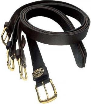 Pasek Leather Belt black