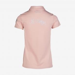 Koszulka polo Claudine S21 pink chalk