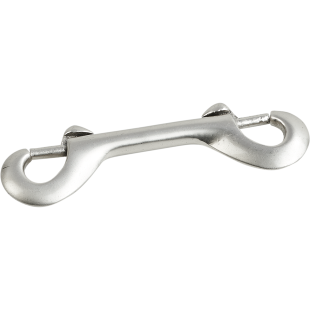 Karabińczyk dwustronny srebrny 12cm