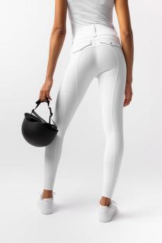 Legginsy damskie Anya Full Grip białe